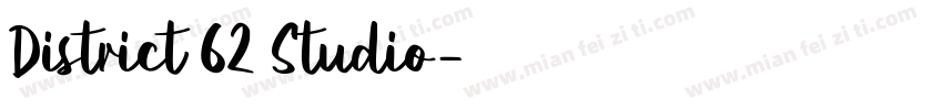 District 62 Studio字体转换